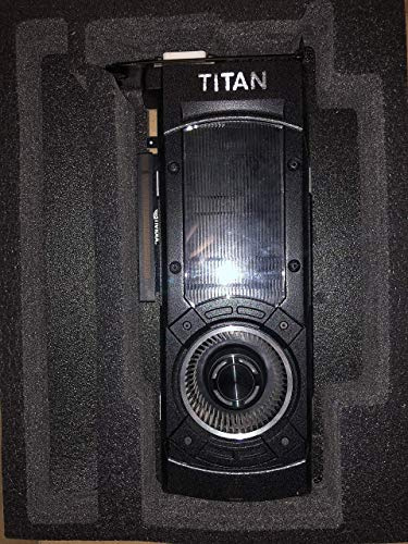 Nvidia GeForce GTX Titan X 12GB GDDR5 Graphics Card – 3072 CUDA Cores, 384 bit, 1025MHz, 336.6 GB/s, 11 TFLOPS, PCIe 3.0 x16, 250W, 6 + 8 Pin, DVI, HDMI, DisplayPort (Renewed)