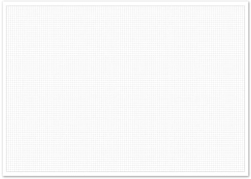 Karierte Schreibtischunterlage zum Beschreiben und skizzieren I DIN A3 I 40 Blatt I zum Abreißen I Mathematisches Papier mit Linienstruktur I für Büro und Schule I dv930