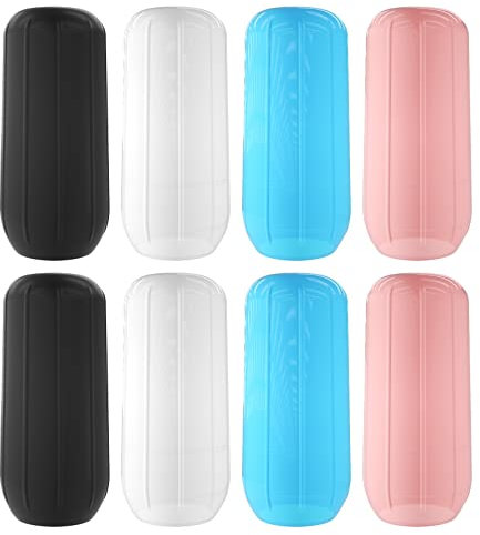 SUSNUAN 8 PCS Elastic Sleeves - Silicone Leak Proof Travel Covers, Reusable Bottle Covers for Toiletries, Travel Size Toiletry Containers