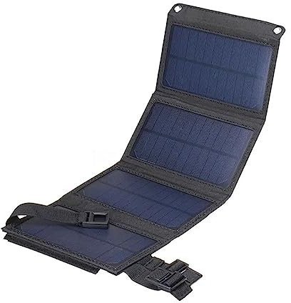 Pannello solare pieghevole Caricabatteria portatile Porta USB Banca di alimentazione esterna impermeabile for telefono PC Car RV Boat Camping Impermeabile e durevole (Color : 44x16.5cm 160W Black)