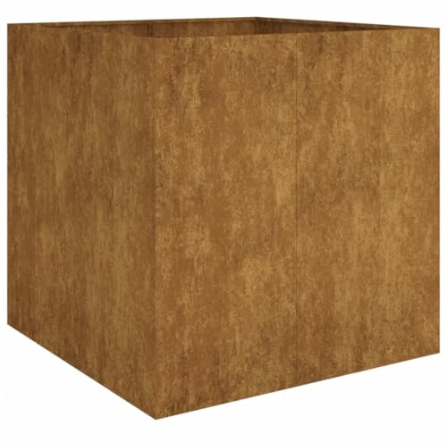 vidaXL Jardinière 80x80x80 cm Acier corten