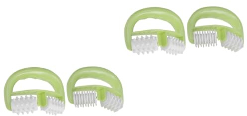 MAGICLULU 4 Stück Körpermasseur Papierblumen Handgreifer zum Greifen Tragetasche aus Stroh werkzeug entspanntes Massagegerät Zellmassagegerät Mini Scrollrad Fasziitis