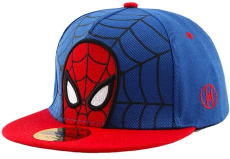 FASHION YO Kids Cotton Baseball Cap Spider Man Hat for Boys, Boys Caps Perfect for Outdoor Sunny Days Sun Hat 3+ Years