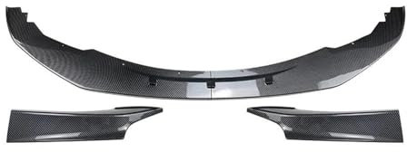 ZWBC Auto Frontlippe Spoiler für BMW 1 Series F20 F21 2012 2013 2014 M Sport,Frontstoßfänger Lippen Körper Autoteile, Antikollisionsschutz, Frontspoiler Protector Splitter Kit