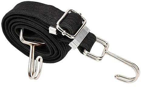 VALICLUD 1 Pc Cordon élastique Sangles à cliquet Robustes Sangles d'arrimage Robustes Ceinture Voyage Ceinture Dorsale Corde de Reliure pour Bagages Ceinture de Liaison de fret Black