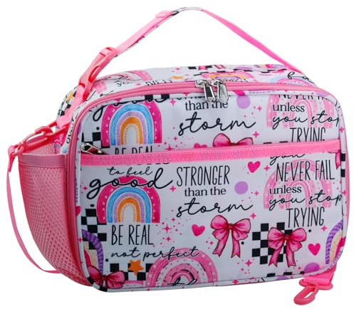 RLGPBON Kids Lunch Box Insulated Lunch Bag for Boys Girls,Cute Lunch Bag and Reusable Toddler Lunch box for School and Daycare