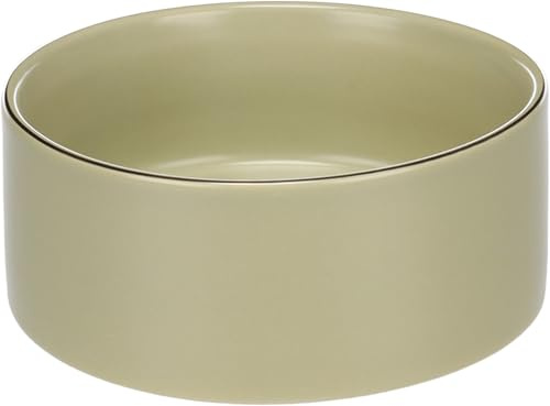 Flamingo Gamelle pour la Nourriture et l'eau Eram Vert – 800ml – pour Chien ou Chat | en céramique émaillée – Résistante, Stable et Facile à Nettoyer