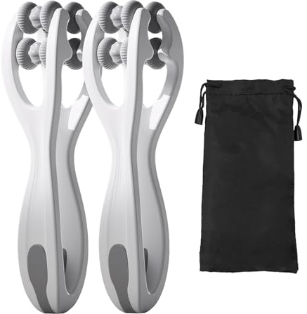 2er-Pack Arthrose MassagegeräT,HandmassagegeräT Muskelentspannung Finger Flow Arthrose,Mit Griff Fingerflow Arthrose Rolle,Doppelseitige Massage,Geeignet FüR Arthritis,Durchblutung,Stressabbau