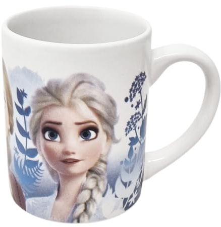 Disney Tasse Frozen 2 films Elsa Anna Mug en céramique pour petit déjeuner goûter 240 ml
