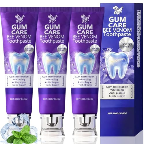 3 PCS Rolimey Viocore Bee Venom Dental Treatment Toothpaste for Men Women