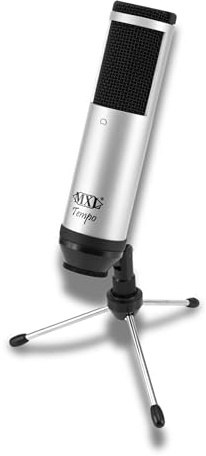 MXL Tempo USB Microphone, Silver/Black