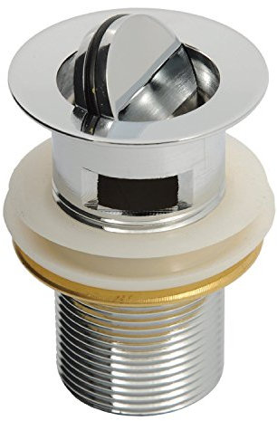 Chrome Bonde de vidage à clapet et filetage pour lavabo Chrome