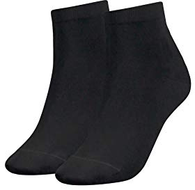 Tommy Hilfiger Damstrumpor (2-pack), Schwarz (Black 200), 35-38 EU