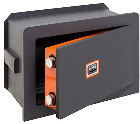 ARREGUI Plus C Tresor Sicherheitsstufe S2 | Wandtresor mit Kl. A Zertifiziertem Schloss | Safe für Zuhause oder Gewerbe | Tiefenverstellbarer Tresor zum Einmauern (8 L - 21 x 32 x 15-22 cm)