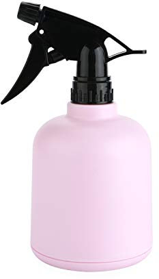 T4U Plastic Plant Mister, Fine Mist Spray Bottle with Top Pump Trigger, Indoor Plant Watering Can Water Sprayer for Flowers Herbs Plants Home Garden Pink (600ML)