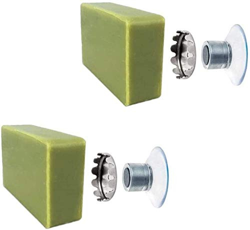 SudoreWell® 2 x flytande tvålhållare med magnet för tvål upp till 150 g