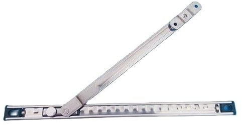 Fensterfeststeller Schiebebügel 2 Scharnier Flügelfensterbegrenzer