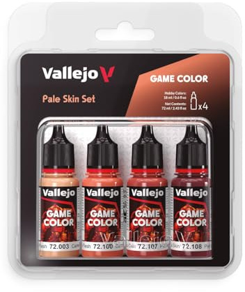 Vallejo AV Game Color Set - Pale Skin Colors (x4)