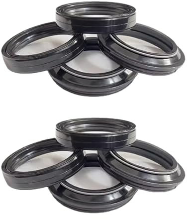 41x53x10,5 Front Shock Gabel Dämpfer Welle Öl Dichtung Staub Abdeckung for FJS600 FJS SILBER FLÜGEL 600 2002-15(4pc Seal 4pc Cover)