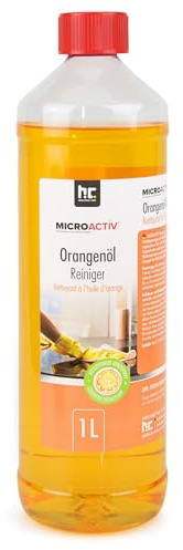 MICROACTIV Orangenöl Reiniger Konzentrat 1L | Allzweckreiniger & Fettlöser mit frischem Orangenduft - Universalreiniger