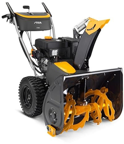 STIGA St 966 - souffleuse à Neige à Deux étages avec Moteur à Essence de 302 cm3 et Commandes électriques