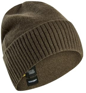 camel active Herren Beanie aus Reiner Lammwolle