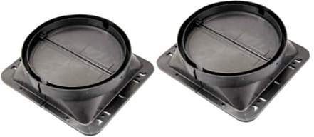 Artibetter 2pièces Base De Vérification Pour Tuyau Évacuation De Hotte De Cuisine Base Accessoire Anti-retour Pour Élimination Des Odeurs Et Résistant Utilisation à Domicile Ou