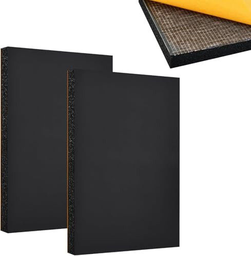 2 pannelli in schiuma EVA, autoadesivi, 3 cm di spessore, 300 mm x 200 mm, cuscinetti protettivi per pavimenti, cuscinetti per mobili, antiscivolo, spessi in schiuma a celle chiuse in neoprene