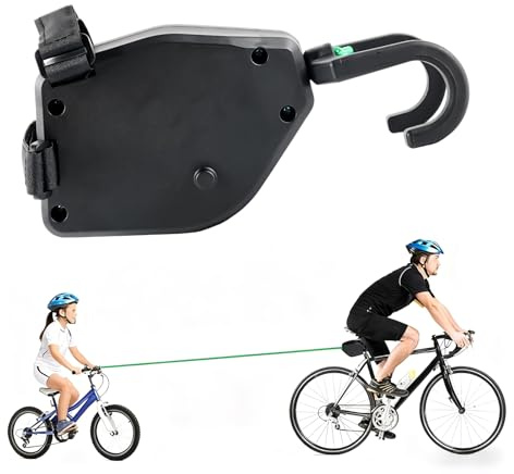 Fahrrad-Abschleppseil, elastisch, 2,5 m, 300 Pfund Kapazität, Eltern-Kind-Zugseil für Kinder-Mountainbikes, kompatibel mit Allen Lenkern, Traktionssystem für Kinderfahrräder