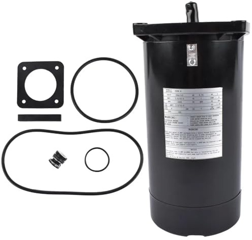 1HP Square Flange Swimming Pool Pump Motor Capacitor Start Compatible With Common Pool Pump Models