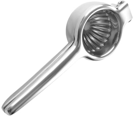MUSISALY Presse Citron Manuel Inox Petit Format Extracteur de Jus Rapide et Pratique pour Table Outil Ergonomique pour Fruits Agrumes Facile à Nettoyer et Utiliser Au Quotidien