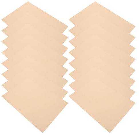 jojofuny 50pcs Vintage A4 Parchment Printing Paper with Classic Handcrafted Appearance and Smooth Surface, Double-Sided Aged Paper for Letter Writing, Inkjet Printing, and School Craft