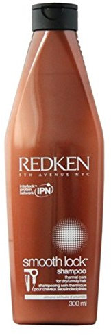 Redken Shampoo Smooth Lock Shampoo 300 ml – Pflege der Haare – Thermoaktiv für trockenes und rebelles Haar