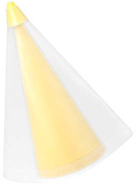 Home sac A Poche Doplasticaio Choco Pasticceria E Cake Design, Silicone, Bianco/Giallo