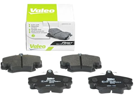 VALEO - Plaquettes de frein First - 301002 - Jeu de 4 plaquettes - Essieu avant - Entièrement équipés avec accessoires montés