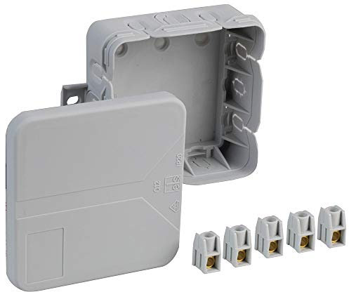 IP20 Abzweigdose grau mit Klemme IP 20 Anzahl der Wege 12 Produktreihe Spelsberg i 16-L Serie Farbe grau Aussenmaß 37mm Aussenlänge 85mm Außenbreite 85