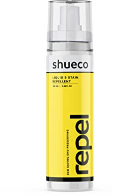 shueco Shoe Protector Waterproofing Spray | Liquid and Stain Repellent, 100ml, Clear
