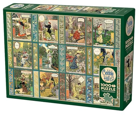 Cobble Hill Puzzle 1000 Teile Gärtner: Gärtner-Kalender - inkl. Musterposter