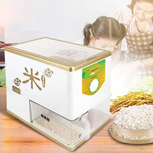 Electric Rice Milling Hulling Machine, Automatic Wheat Cereals Peeling Sheller 8 Gear Huller, Rice Husker Sheller Grinder for Light Brown Rice, Germ Rice, Lightly Milled Rice