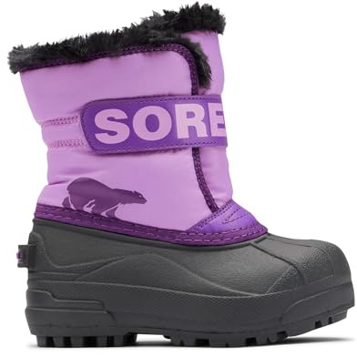 Sorel Childrens Snow Commander Boot, scarponi Snow Commander per bambini, esterno impermeabile, trazione sicura, isolamento 200 g, interno in pile caldo - Unisex bambino