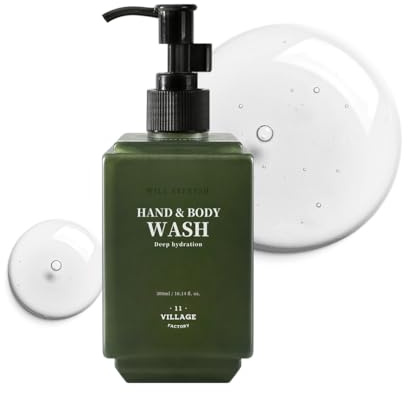 [VILLAGE11FACTORY] HAND & BODY WASH - WILL REFRESH (300ml) Koreanische Pflege, Körper- und Handseife - Erfrischend - Eukalyptus & Patchouli