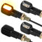 evermotor Mini Intermitentes Moto Homologados,12V, E24, Indicador de Motocicleta Rectangular, Impermeable IP67 (4 Piezas)