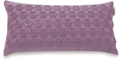 Yogistar Akupressurkissen akupress Relax Lotus 43 x 16.5 x 9 cm, Mauve