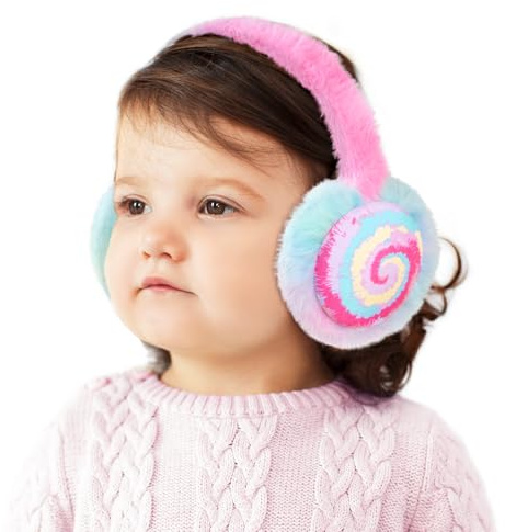 WAWSAM Cache-Oreilles pour Enfant Cache-oreilles Chaud D'hiver protégeant du vent Filles Garçons pour Ski Cadeau Noël