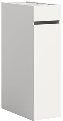 xonox.home - Anstellregal Free 29x101x60 cm in weiß - Badset Badezimmerkombination Badmöbel - stilvolles Ambiente funktional Zeitloses Design einfache Montage
