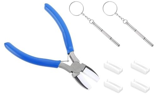 Doppelzange aus Nylon für flache Nylonbackenzangen, Schmuck mit weicher Nase
