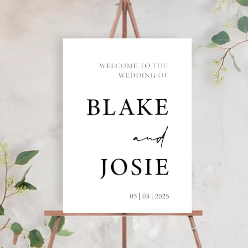 Panneau De Bienvenue De Mariage Personnalisé, Signalisation De Mariage En Acrylique 3D, Décoration De Mariage Personnalisée For Réception Et Cérémonie, Panneau Miroir Doré En Acrylique Givré/blanc(Whi