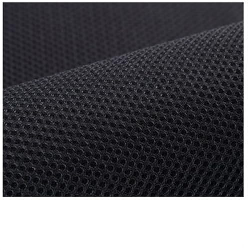 Dammduk för högtalare, Högtalarnättyger Ljudlåda Hygrolon Tjock Andningsbar 150 cm Bredd 2 mm Tjocklek(Schwarz,50CMX150CM 180 GSM)