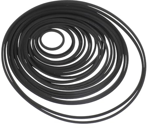 Cassette Machine Repair Belt Black Rubber Recorder Drive Belt | Dvd Drive Recorder Replacements, Reduce Noise, Fit for Belt-driven Recorder