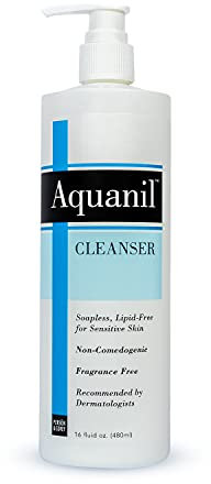 Aquanil - Une Lotion Douce, Soapless Lipid-Free Nettoyant - 16 Fl Oz